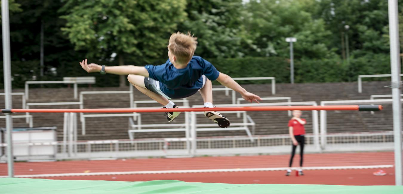 Hochsprung Leichtathletik