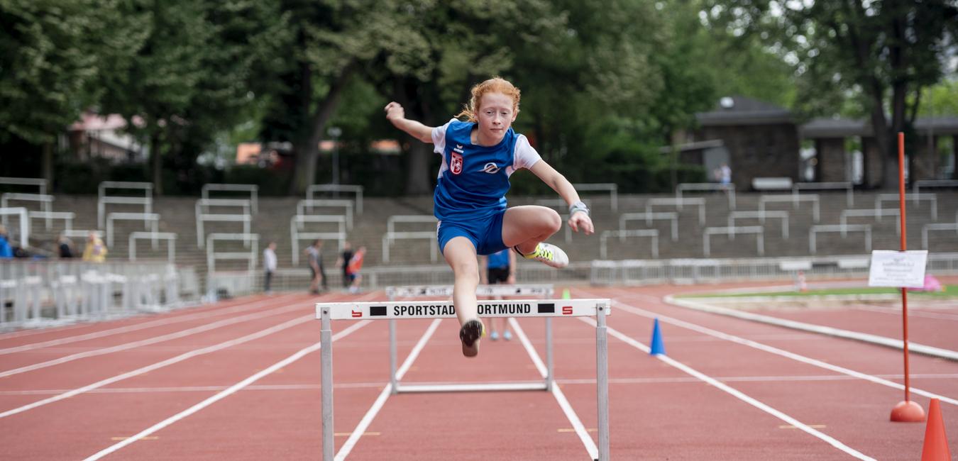 Hürden Leichtathletik