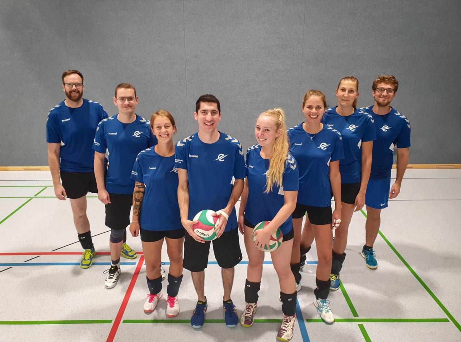 Das Mannschaftsfoto der Mixed 1