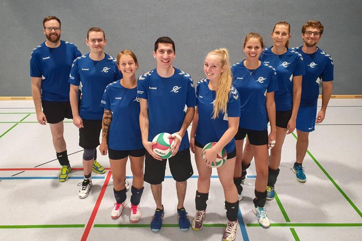 Das Mannschaftsfoto der Mixed 1