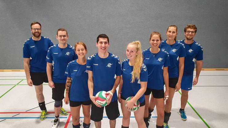 Das Mannschaftsfoto der Mixed 1