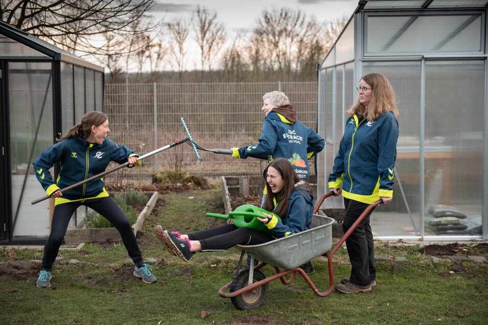 Teamfoto Projekt Ern&auml;hrung bewegt