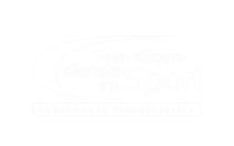 Logo des Freiwilligendienstes im Sport mit dem Schriftzug &bdquo;Amerikanische Einsatzstelle&ldquo;.